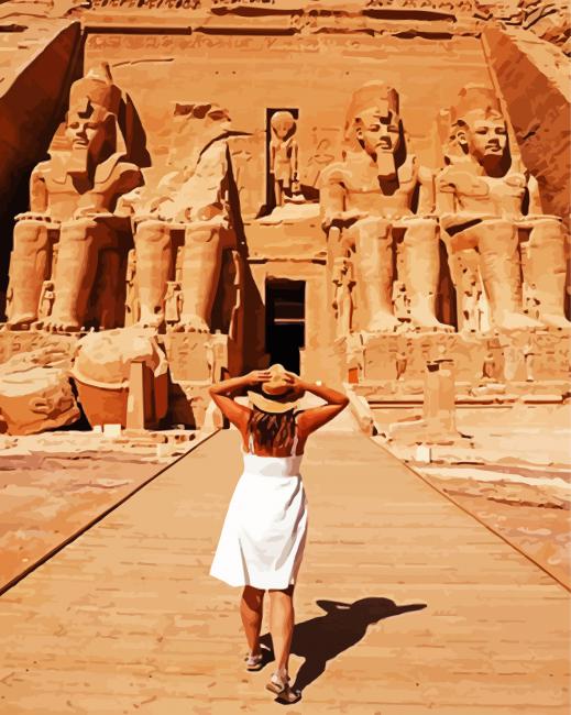 Follow Me To Aswan Monument paint by number