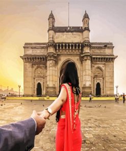 Follow Me To Gateway Of India paint by number