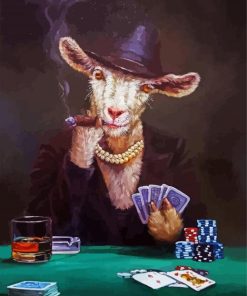 Gamblin Goat paint by numbers