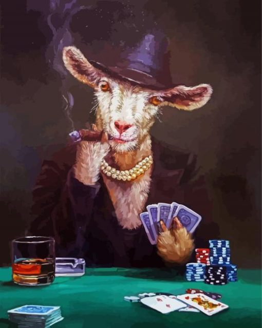 Gamblin Goat paint by numbers