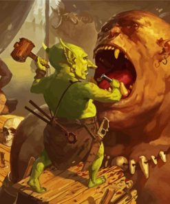 Goblin Dentist paint by numbers