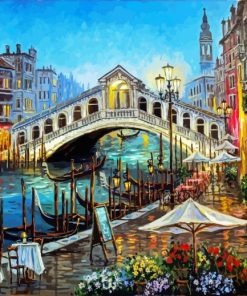 Grand Canal Bistro paint by number