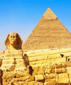 Great Sphinx Giza paint by number