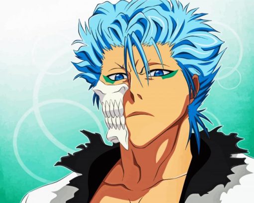 Grimmjow Bleach paint by number