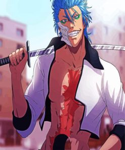 Grimmjow Jaegerjaquez Bleach paint by number