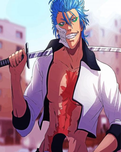 Grimmjow Jaegerjaquez Bleach paint by number