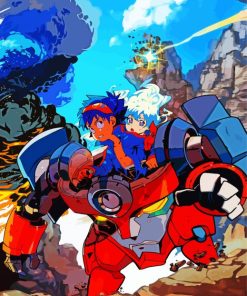 Gurren Lagann Sci Fi Anime paint by number