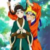 Haku And Naruto Uzumaki paint by number