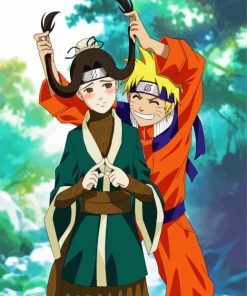 Haku And Naruto Uzumaki paint by number