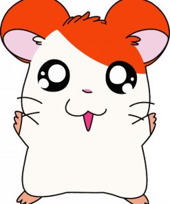 Hamtaro Hamster paint by number