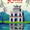 Hanoi Vietnam Poster paint by number