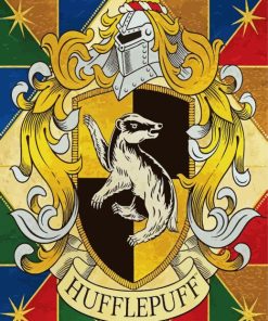 Harry Potter Hufflepuff paint by numbers