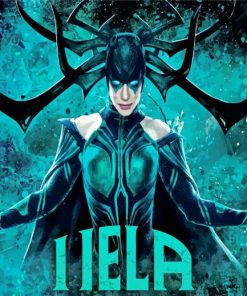 Hela Marvel Animation paint by number