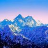 Himalaya Mountains paint by numbers