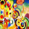 Homage To Bleriot Robert Delaunay paint by numbers