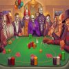 Horror Characters Playing Poker Paint by numbers