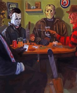 Horror Movies Gambling paint by number