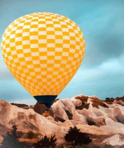 Hot Air Balloon paint by number