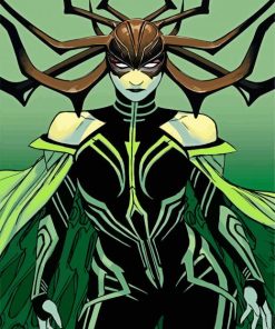 Illustration Hela paint by numbers