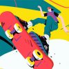 Illustration Skater paint by numbers