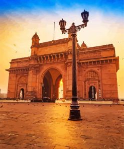 India Mumbai Gateway Of India paint by number