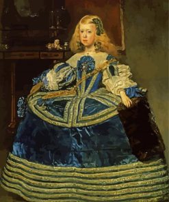 Infanta Margarita Teresa In A Blue Dreass By Velaquez paint by numbers