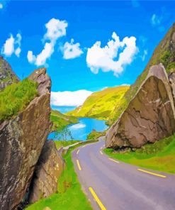 Ireland Killarney Landscape paint by number