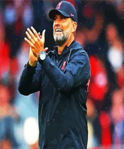 Jurgen Klopp Football paint by numbers