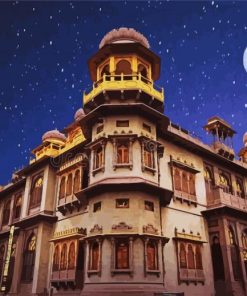 Karachi Mohatta Palace paint by number