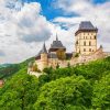 Karlštejn Castle Czech paint by number