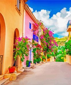 Kefalonia Greece paint by number