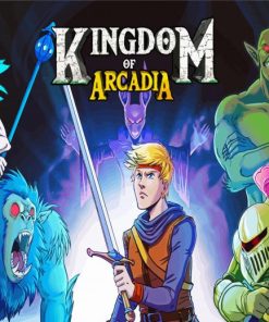 Kingdom Of Arcadia Video Game paint by numbers