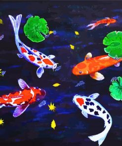 Koi Fish paint by number