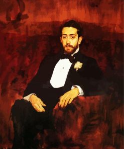 Lawyer Don Silverio Portrait Sorolla Arts paint by numbers