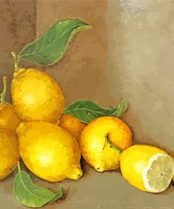 Lemons Fruit paint by numbers