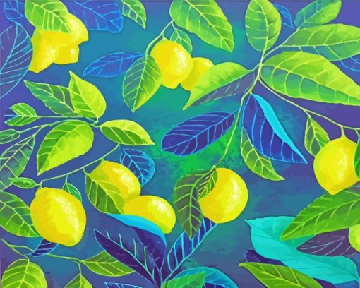 Lemons Tree paint by numbers