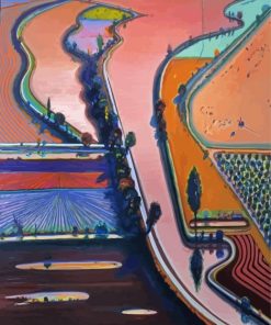 Levee Farms By Thiebaud paint by numbers