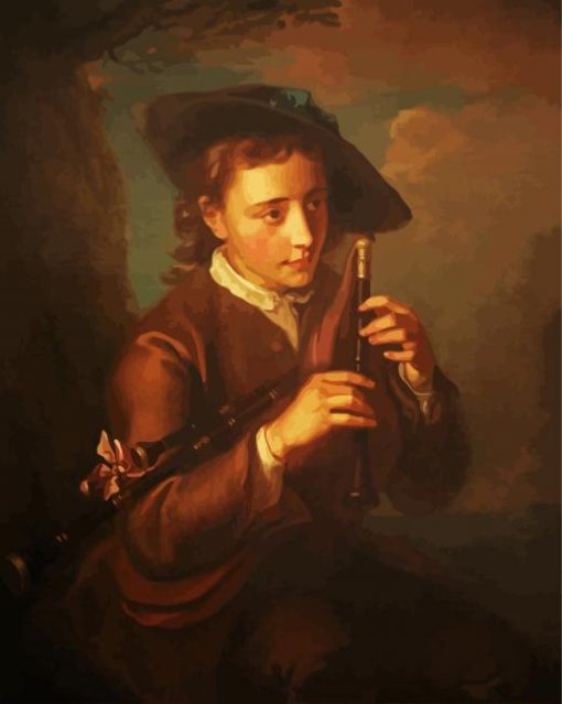 Little Bagpipe Player paint by number