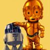 Little C3po paint by numbers