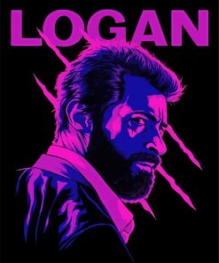 Logan The Wolverine paint by numbers