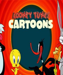 Looney Tunes Cartoon Poster paint by number