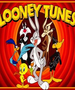 Looney Tunes Cartoon paint by numbers