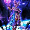 Lord Beerus Dragon Ball paint by number