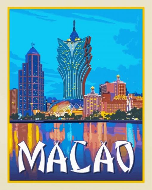 Macao Illustration paint by number