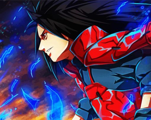 Madara Uchiha Naruto paint by number