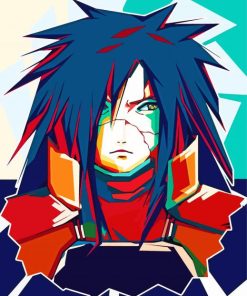 Madara Uchiha Pop Art paint by numbers