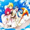 Magi Anime Characters paint by number