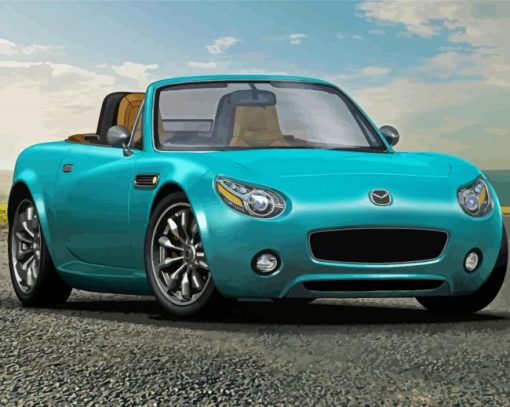 Mazda MX 5 Mista paint by numbers