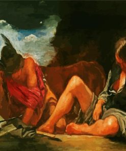 Mercurio Y Argos By Velazquez paint by number