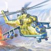 Military War Helicopter paint by numbers